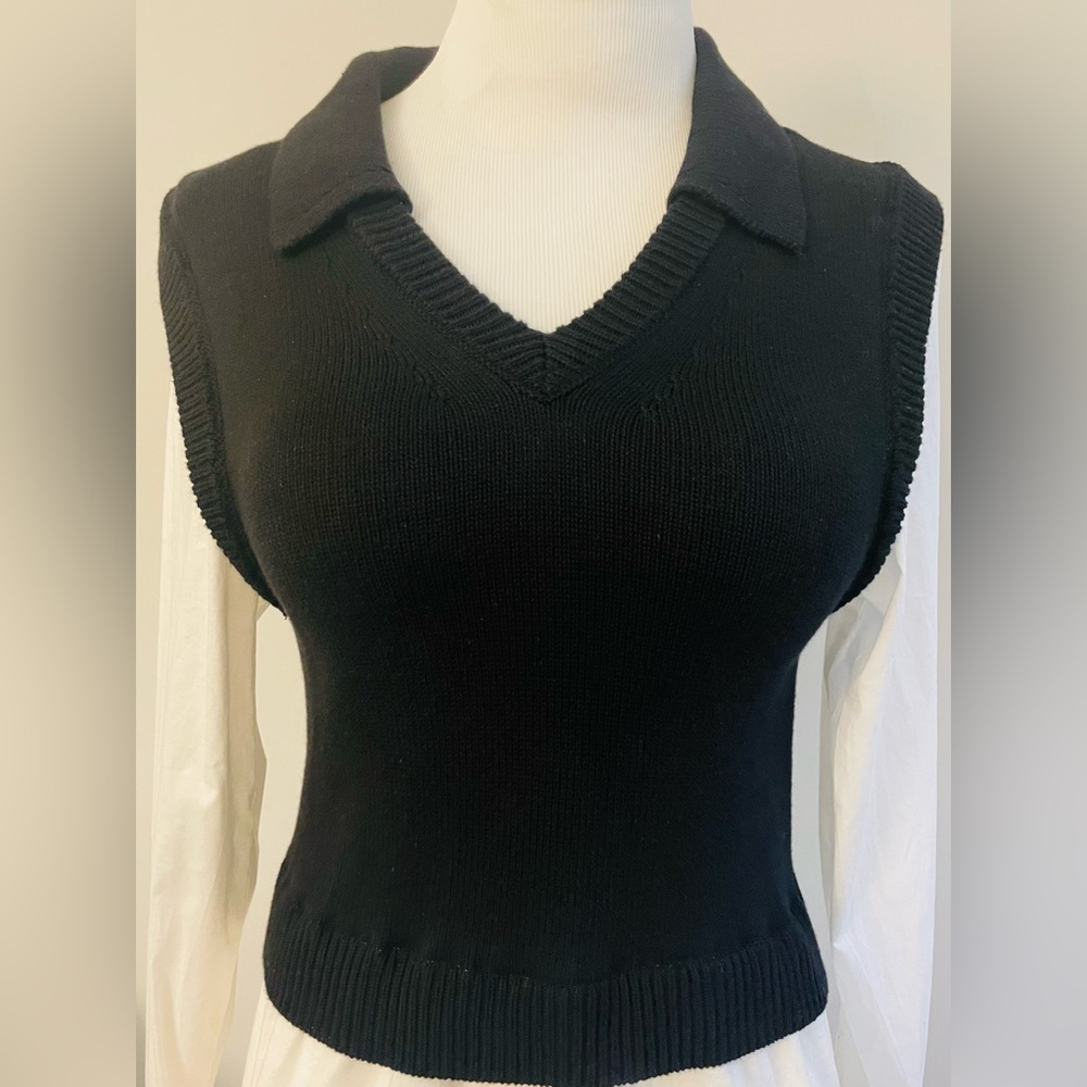 New! PISTOLA SOFIA V-NECK COLLARED VEST ATTACHED SHIRT SIZE SMALL - Picture 9 of 14